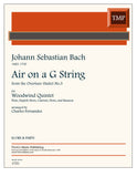 Bach, J.S. % Air on a G String (Fernandez) (score & parts) - WW5(EH)