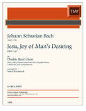 Bach, J.S. % Jesu, Joy of Man's Desiring, BWV 147 (score & parts) - DR CHOIR