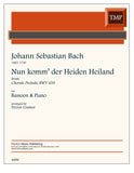 Bach, J.S. % Nun komm' der Heiden Heiland, BWV 659 - BSN/PN