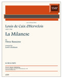 d'Hervelois, Louis de Caix % La Milanese (Glickman) (score & parts) - 3BSN