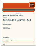 Bach, J.S. % Sarabande & Bouree I & II (Glickman) - 4BSN