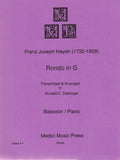 Haydn, Franz Joseph % Rondo in G Major - BSN/PN