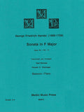 Handel, Georg Friedrich % Sonata in F Major Op 1 #12 - BSN/PN