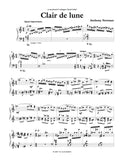 Newman, Anthony % Clair de Lune for Piano - PN SOLO [PDF]