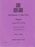 Mozart, Wolfgang Amadeus % Menuet from "Symphony in Eb Major" - OB/PN