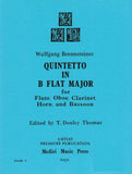 Brennsteiner, Wolfgang % Quintetto in Bb Major (score & parts) - WW5