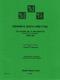 Bach, J.S. % Trio Sonata #5 Movement III BWV 529 (score & parts) - WW5