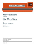 Bordogni, Marco % Six Vocalises - BSN/PN [PDF]