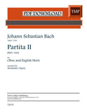 Bach, J.S. % Partita II, BWV 1004 (Oguey)(score & parts) - OB/EH [PDF]