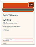 Weismann, Julius % Arietta, op. 118 - BSN/PN or HN/PN