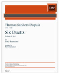 Dupuis, Thomas Sanders % Six Duetts, v2 (performance scores) - 2BSN (Copy)