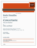 Paladilhe, Emile % Concertante (score & set) - OB/BAND