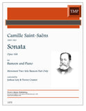 Saint-Saens, Camille % Sonata, op.168, 2nd movement (bassoon part only) - BSN