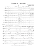 Brahms, Johannes % Serenade No. 2 in A, op; 16 (Popkin) (score & parts) - DBLWW5/CBSN