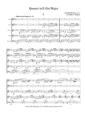 Dvorak, Antonin % Quartet in Eb, op. 51 (Popkin) (score & parts) - WW5