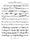 Reicha, Anton % Variations pour le Basson (score & parts) - BSN/STG4