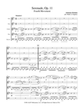 Brahms, Johannes % Serenade, op. 11, 4th movement (Popkin) (score & parts) - WW5