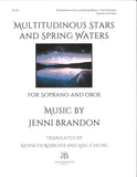 Brandon, Jenni % Multitudinous Stars and Spring Waters - OB/SOPRANO