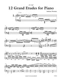 Newman, Anthony % 12 Grand Etudes for Piano - PN SOLO [PDF]