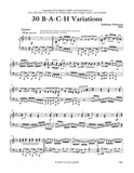 Newman, Anthony % Sonata 4 - "30 Variations & Fugue on B-A-C-H" for Piano - PN SOLO [PDF]