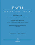 Bach, J.S. % Concerto in A Major, BWV 1055 - OBd'AMORE/PN or OB/PN