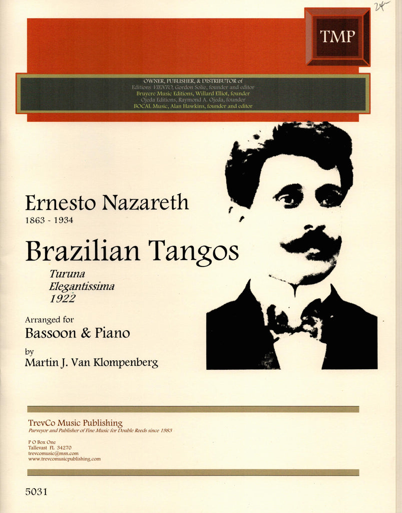 Brazilian Tangos - BSN/PN - Trevco Music