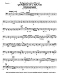 Mozart, Wolfgang Amadeus % Quartet in G Major, K.358 (score & parts) - 2OB/EH/BSN