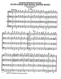 Handel, Georg Friedrich % Royal Water Music Suite (score & parts) - 4BSN