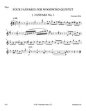 Weait, Christopher % Four Fanfares (score & parts) - WW5