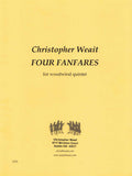 Weait, Christopher % Four Fanfares (score & parts) - WW5