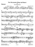 Frackenpohl, Arthur % Two Movements: Elegy & Dance (score/parts) - 2CL/BSN