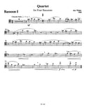 Wilder, Alec % Quartet (1968) (score & parts) - 4BSN