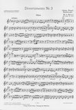 Mozart, Wolfgang Amadeus % Divertimento #3, K229 (parts only) - FL/CL/BSN or FL/OB/BSN