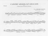 Mozart, Wolfgang Amadeus % Canonic Adagio K484d (Score & Parts)-2CL/BSN