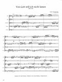 Bach, J.S. % Von Gott will ich nicht lassen, BWV 658 (score & parts) - 2OB/EH/2BSN