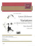 Glickman, Loren % Variations on a Theme by Johannes Brahms (Score & Parts)-3BSN