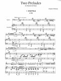 Debussy, Claude % Two Preludes - BSN/PN