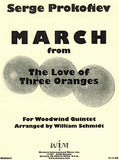 Prokofieff, Sergei % March from "The Love of Three Oranges" (score & parts) - WW5