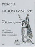 Purcell, Henry % Dido's Lament (score & parts) - WW5