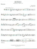 Mozart, Wolfgang Amadeus % Rondo from Sonata in C Major, K545 (score & parts) - FL/CL/BSN