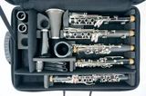 Bonna % Clarinet Triple Case, leather, black